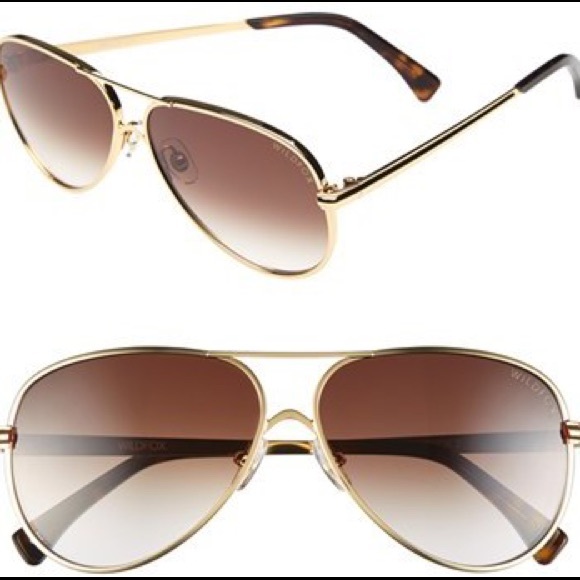 Wildfox Accessories - Wildfox Airfox 2 aviators gold tortoise shell New